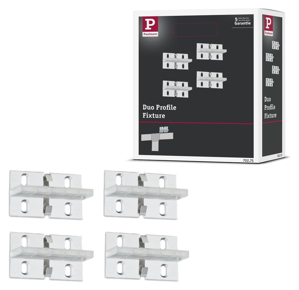 Paulmann LED Strip Profil Duo Fixture 4er Set