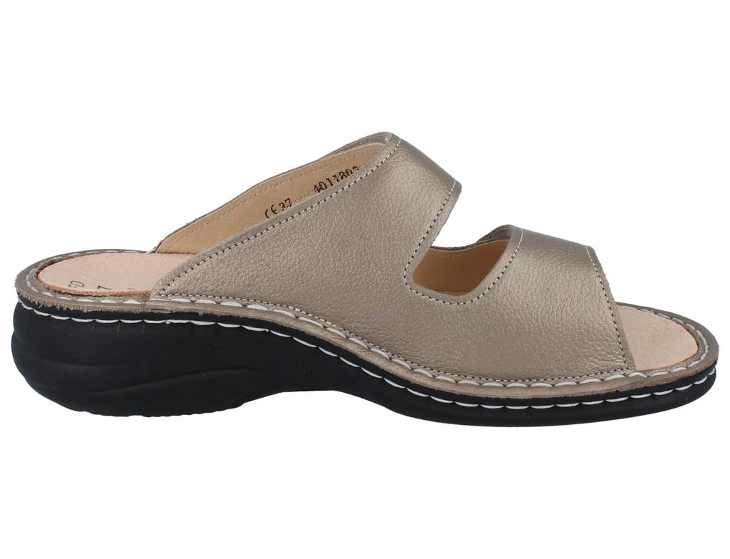Finn Comfort Komfort Pantoletten Damen 31383138383734 Gold Produktbild 23