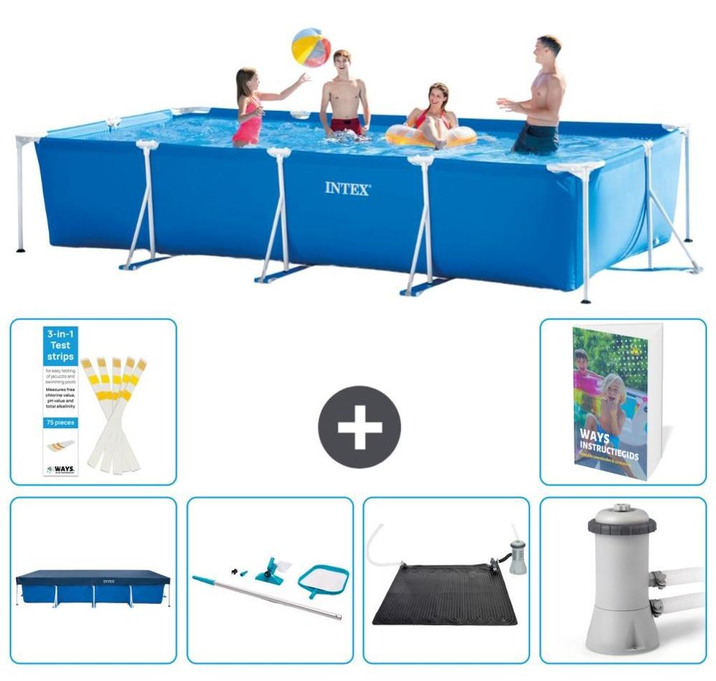 Rechteckiger Frame Pool - 450x220x84 cm - 7-teilig S67