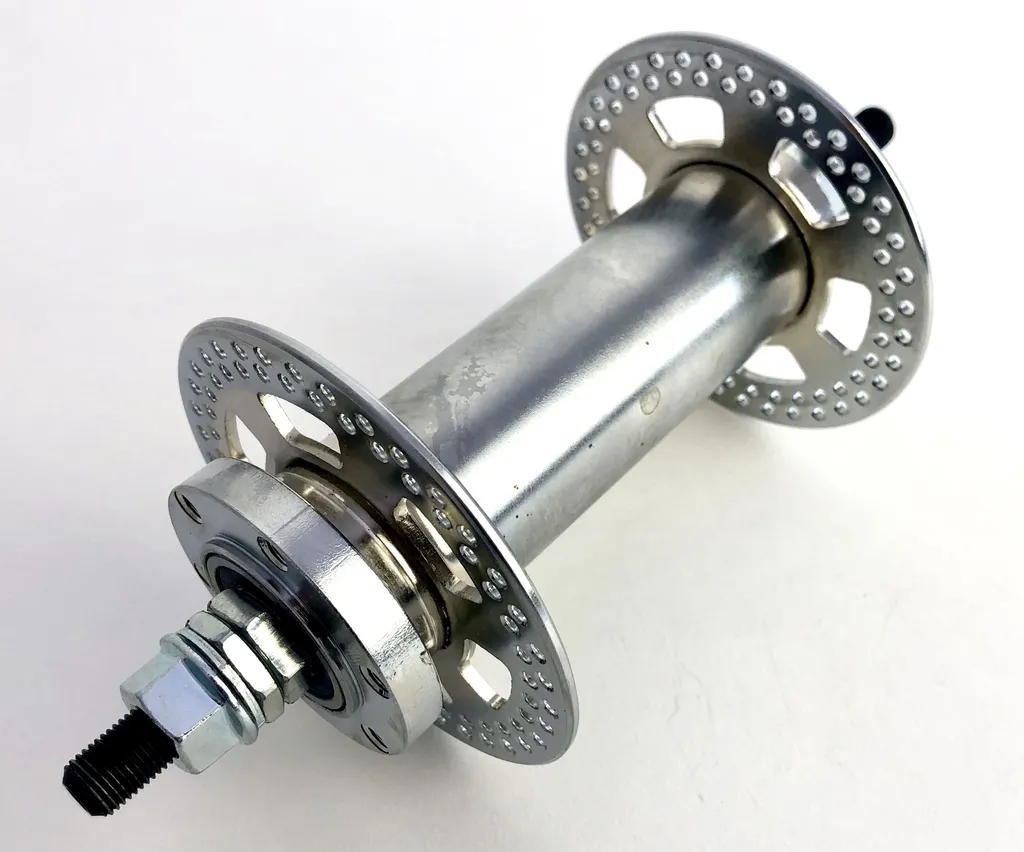 Moyeu avant pour vélo Custom 144 trous extra large et frein à disque
