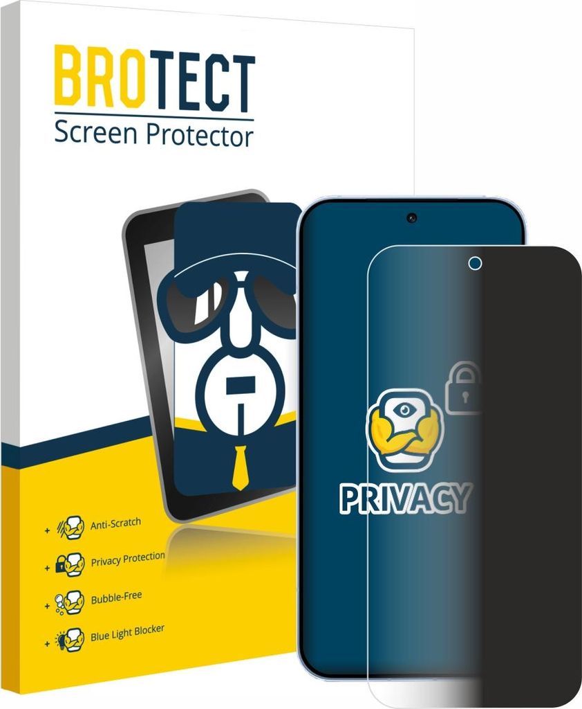 BROTECT Sichtschutzfolie für Oppo Reno 15 Anti-Spy Privacy Sichtschutz Blickschutz Folie Blaulicht-Schutz