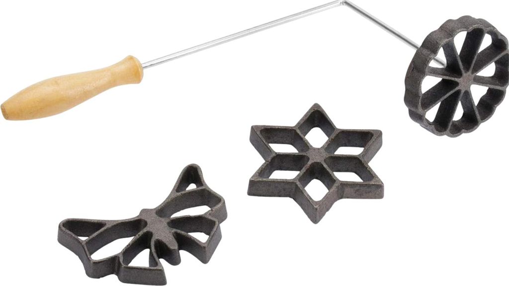 Westmark 32242260, 3 wafle/waflí, Postavička, Šedá, Kov, Obrázok produktu 