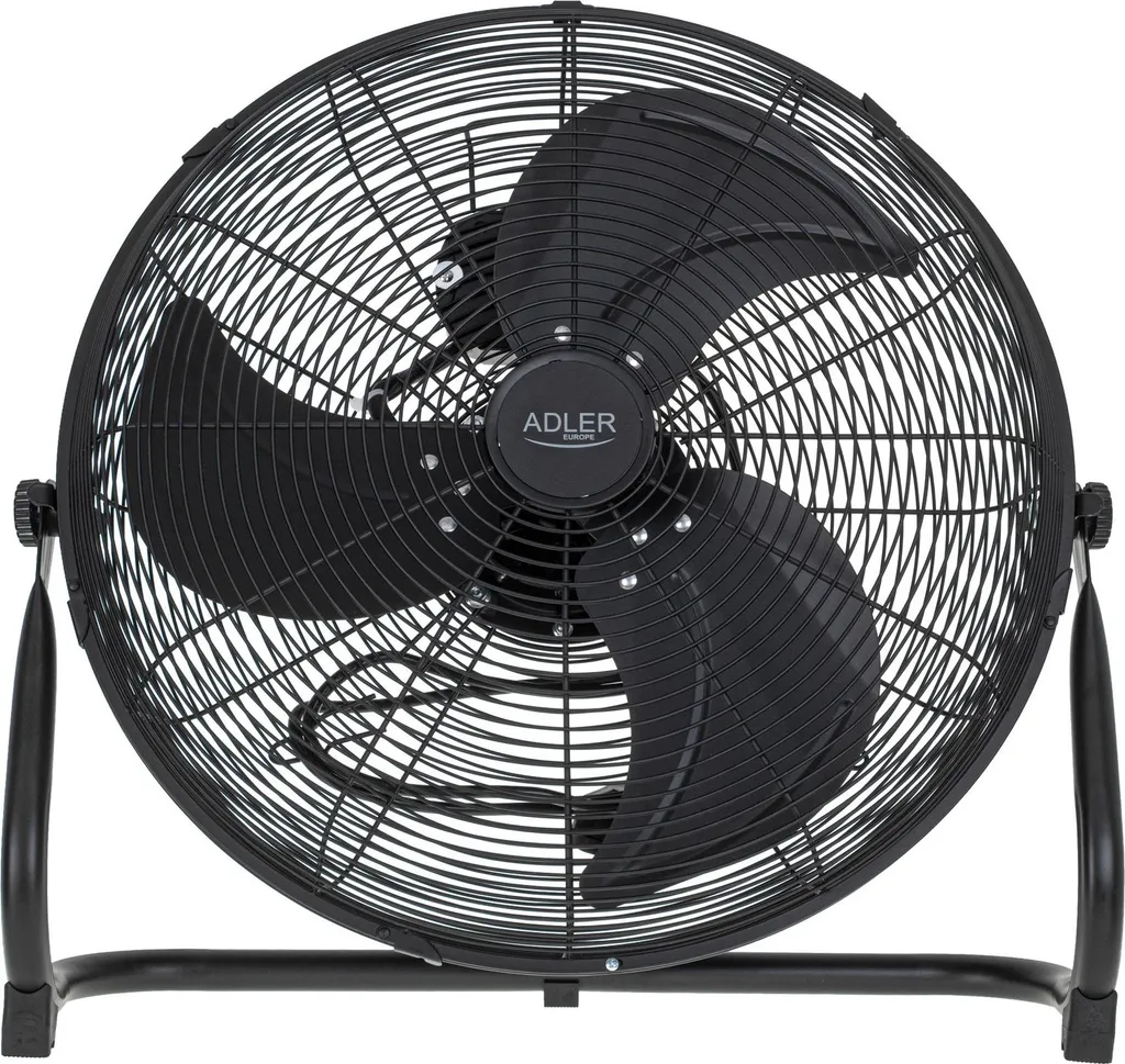 Ventilateur de sol chromé ADLER AD7334 de 45cm avec inclinaison réglable 110W - 2