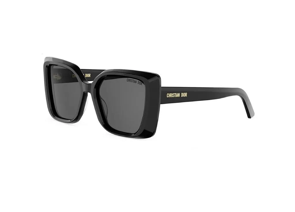 Lunettes de soleil oversize Dior DiorMidnight S5I en acétate noir