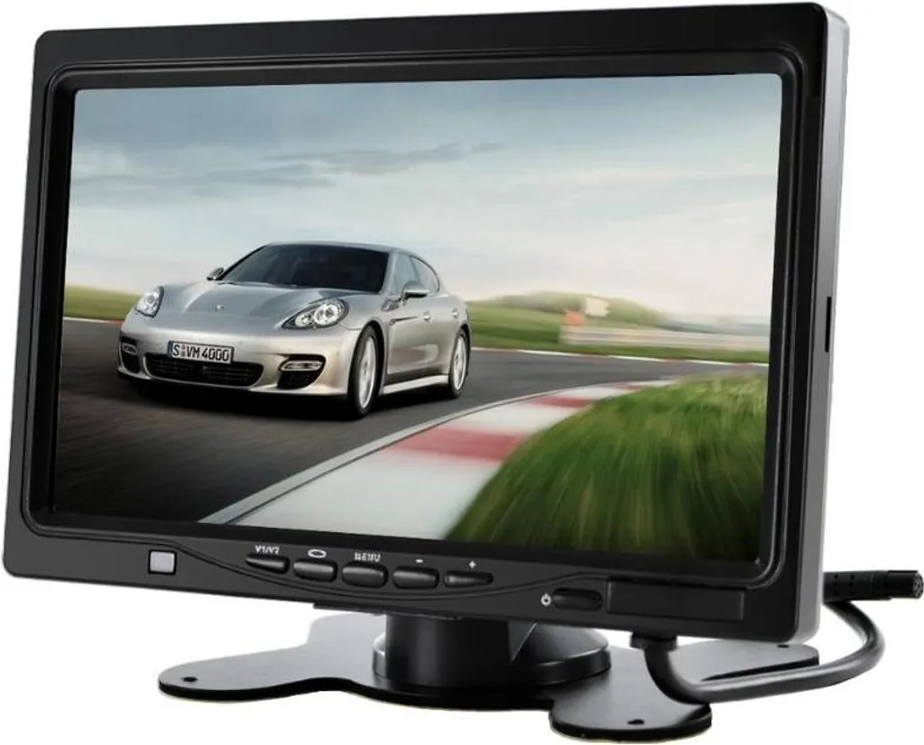 Moniteur voiture 7 pouces LCD TFT RCA 2CH haute définition universel