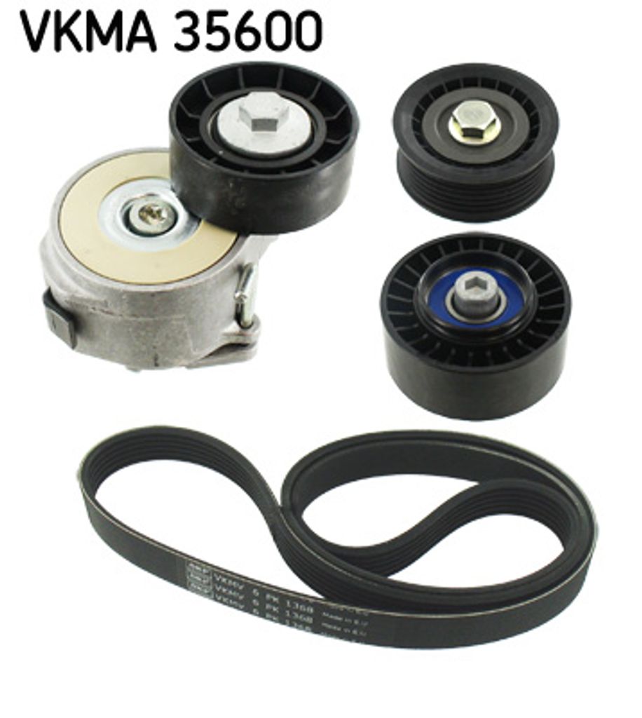 SKF VKMA 35600 Keilrippenriemensatz für OPEL ZAFIRA B (A05) Produktbild 