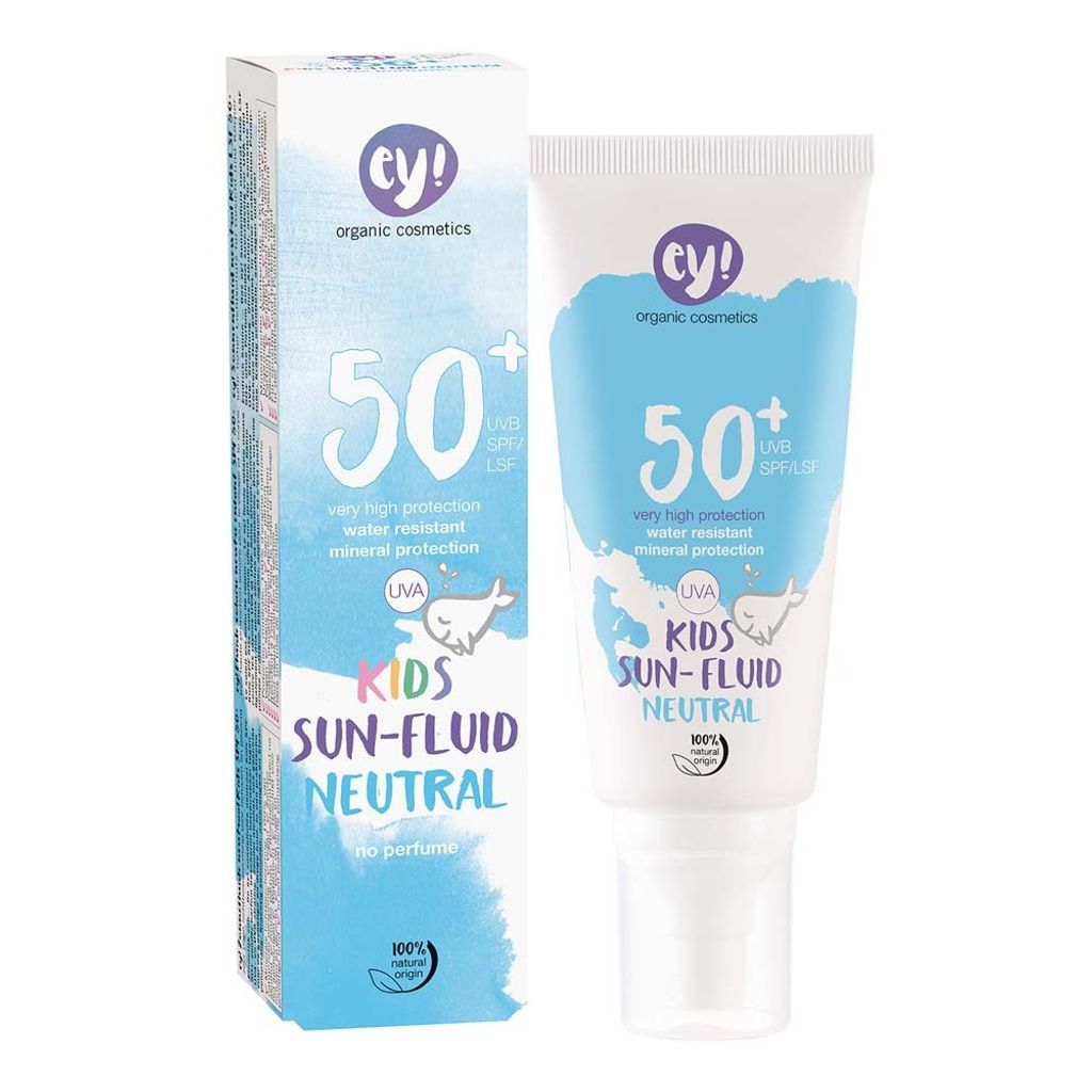 ey! organic cosmetics Kids Sun Fluid Neutral SPF 50+