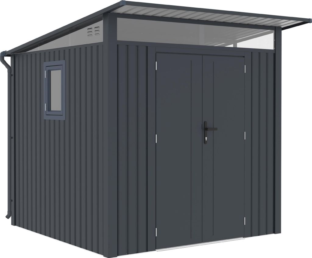 Rockford Gerätehaus Metall Geräteschuppen 232 x 254 cm Produktbild 