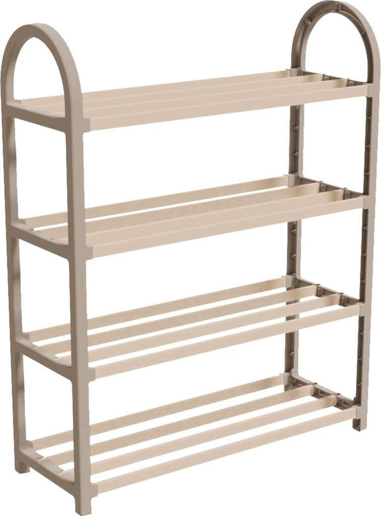 Schuhregal 4 Ebenen – Platzsparender Schuhschrank – Produktbild 