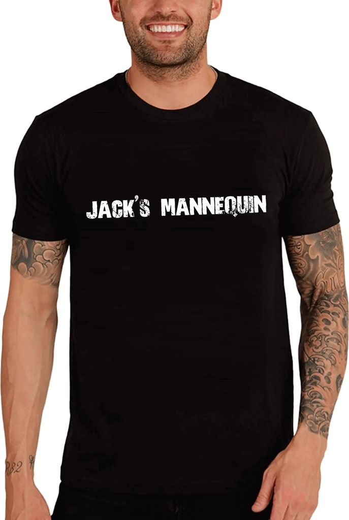 Herren Grafik T-Shirt Jacks Schaufensterpuppe – Jack's Mannequin – Öko-Verantwortlich Vintage Jahrgang Kurzarm Lustige Druck Geburtstag Gesche...