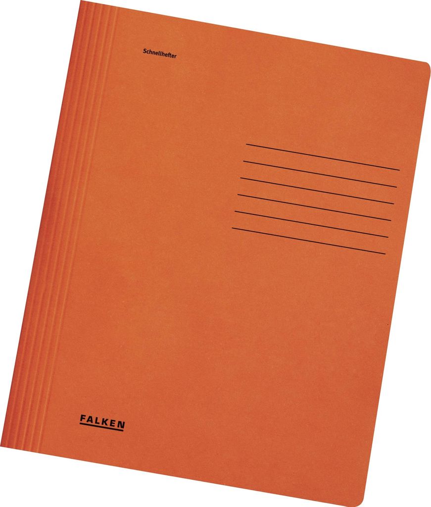 Falken Schnellhefter 26001224 A4 Karton orange