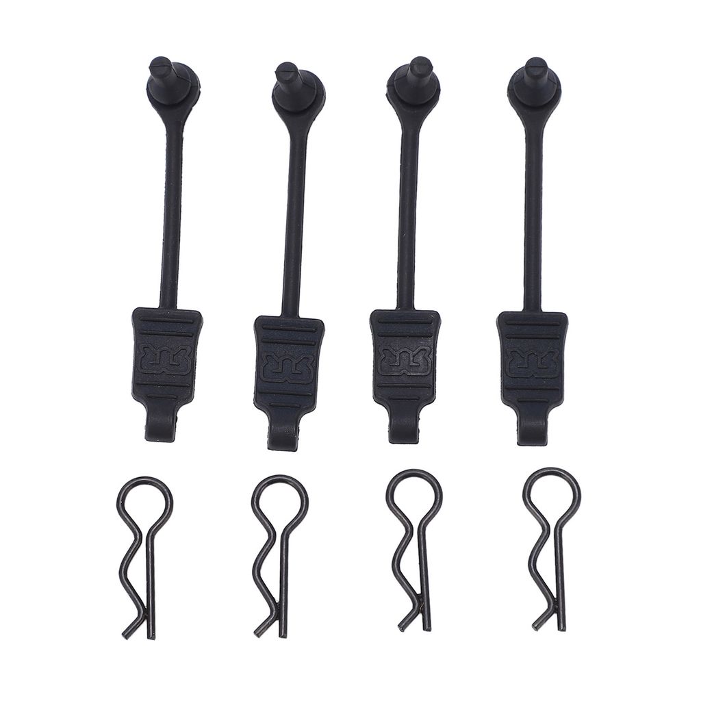 4 Stück Karosserieclip-Halterungsschalen mit festem Schnallenverschluss für ARRMA Senton 1/10 RC-Car