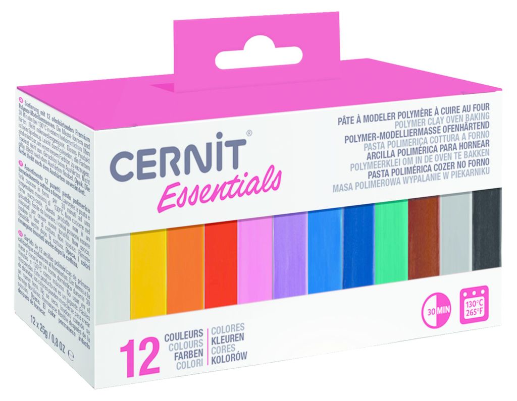 Cernit Kit argilla polimerica Argilla polimerica Basic 12 x Immagine del prodotto 
