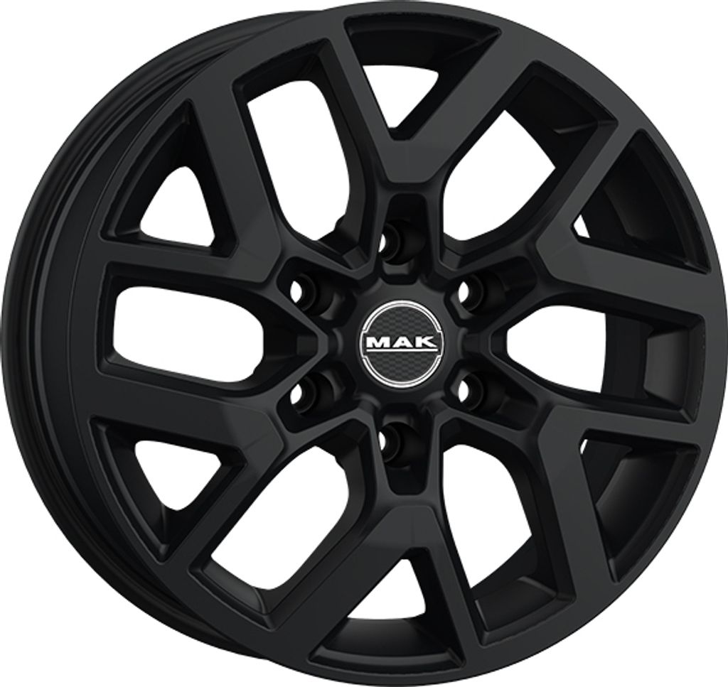 Alufelge Mak Gravel 7.5X19 6X130 Et 54 Matt Black