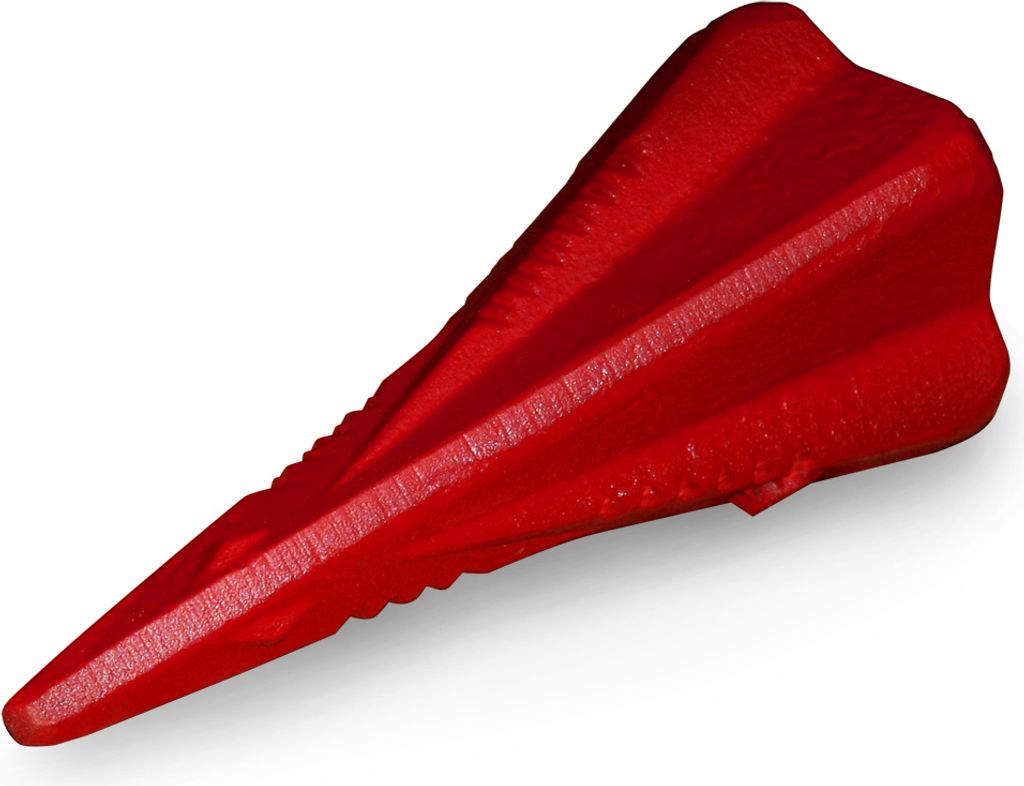 Deuba 3x Spaltkeil Kohlenstoffstahl Ø 7,5cm Keil Spaltgranate Holzspaltkeil Holzspalter Fällkeil Scheitkeil Drehkeil