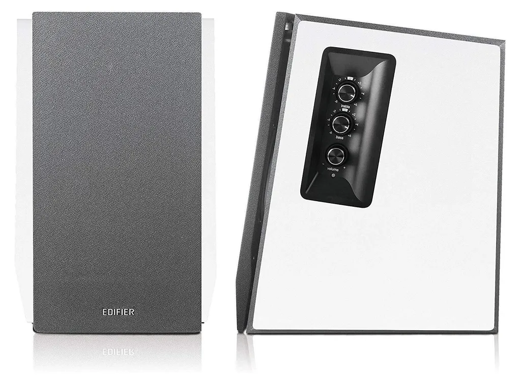 Edifier Studio R1700BT Enceintes 2.0 Bluetooth Blanc et Argent Design
