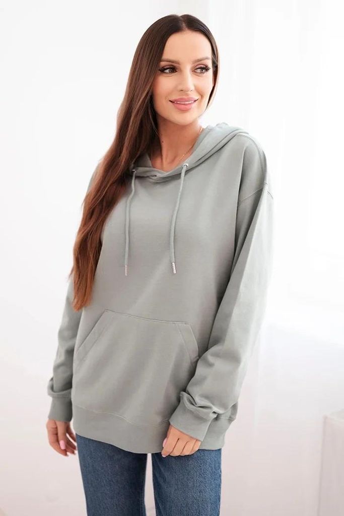 Kesi Damen-Kapuzenpulli mit Kapuze Nuwful dunkle minze M