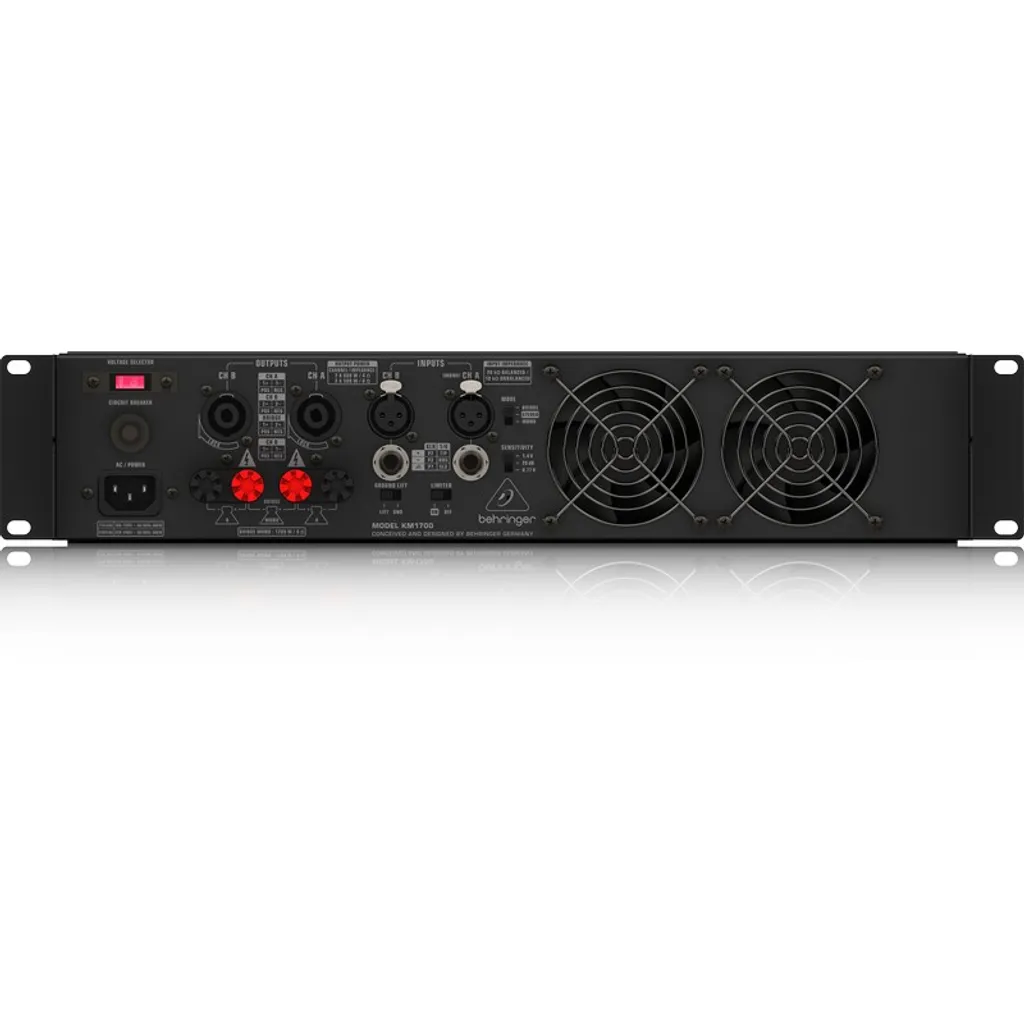 Behringer KM1700 Amplificateur de Puissance Stéréo Haute Performance - 5