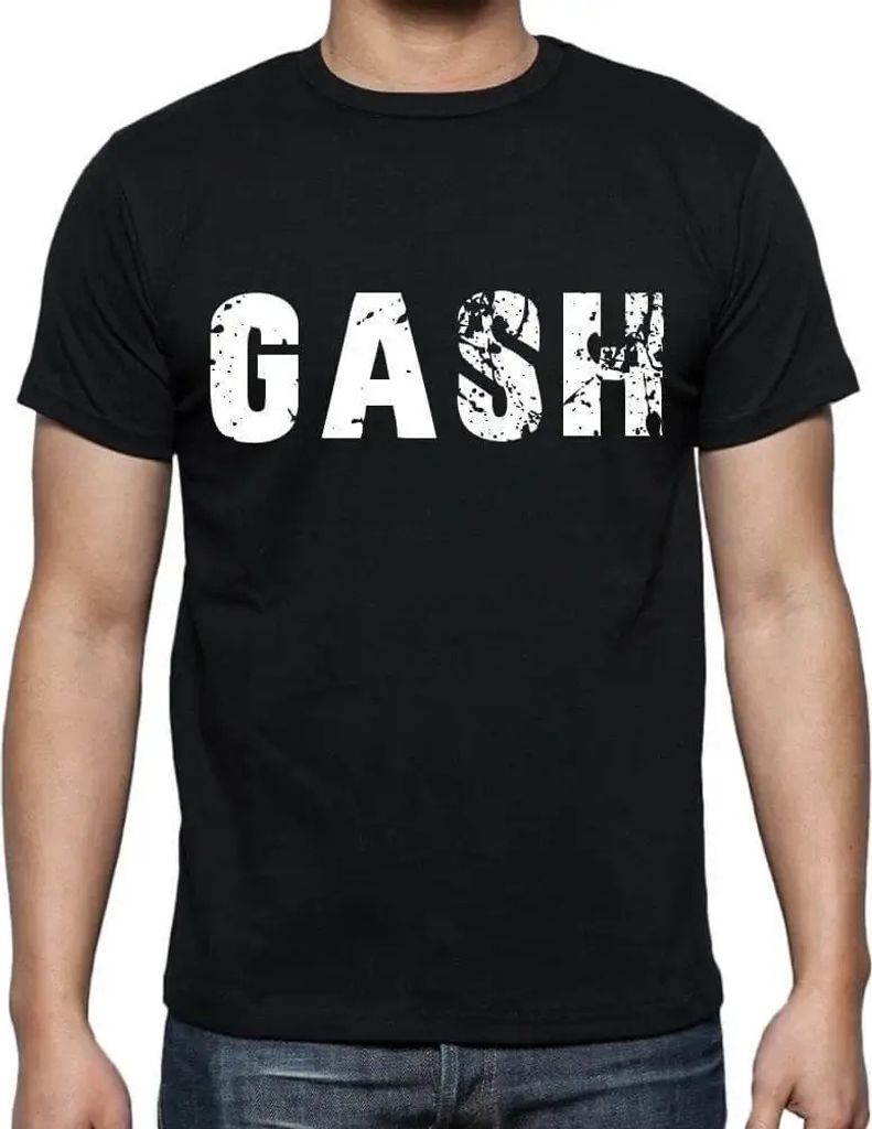 Herren Grafik T-Shirt Gash Öko-Verantwortlich Vintage Jahrgang Kurzarm Lustige Druck Geburtstag Geschenk Mann