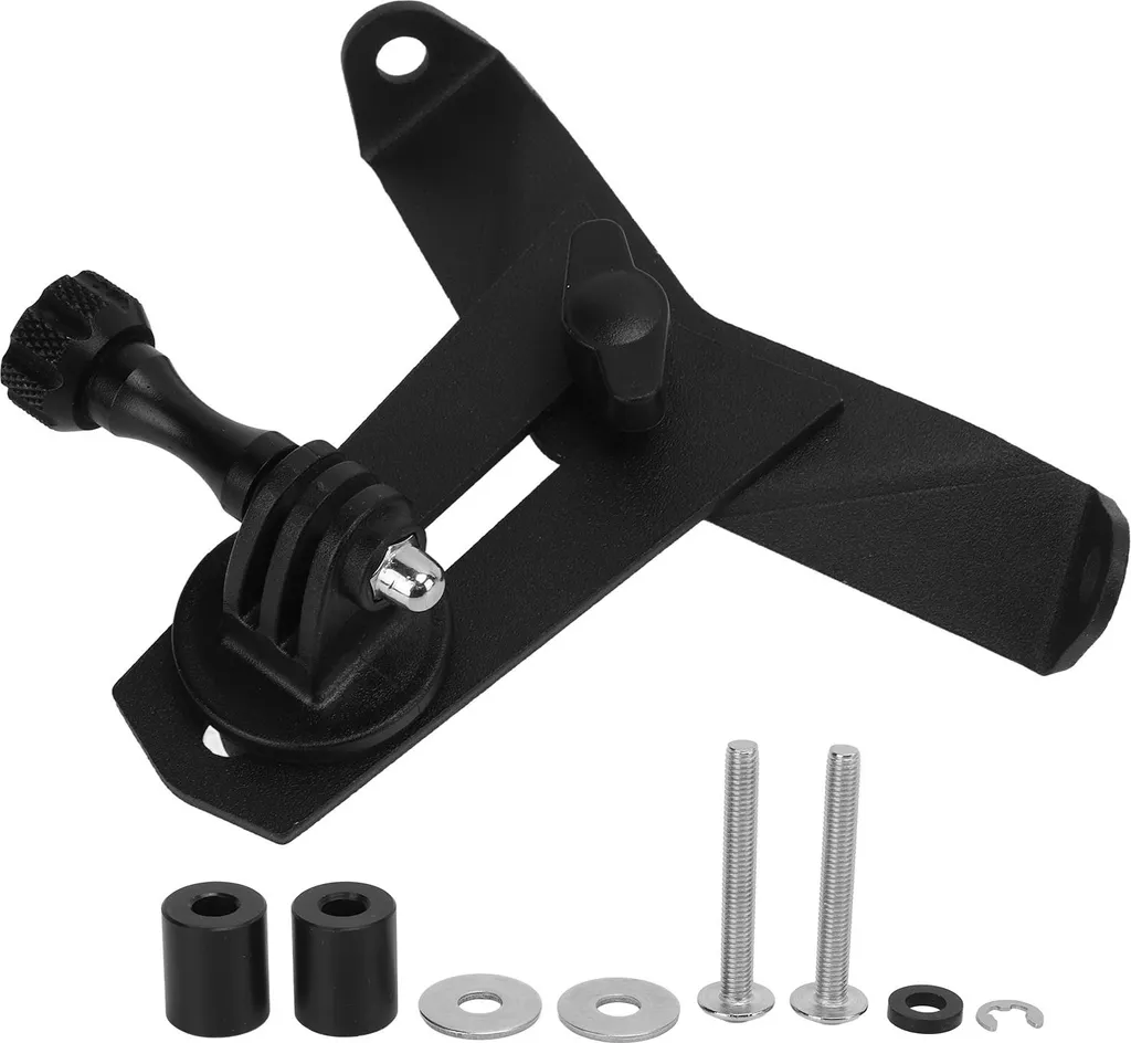 Supporto Recorder Moto BMW R1250RT - Acciaio Nero Sostitutivo