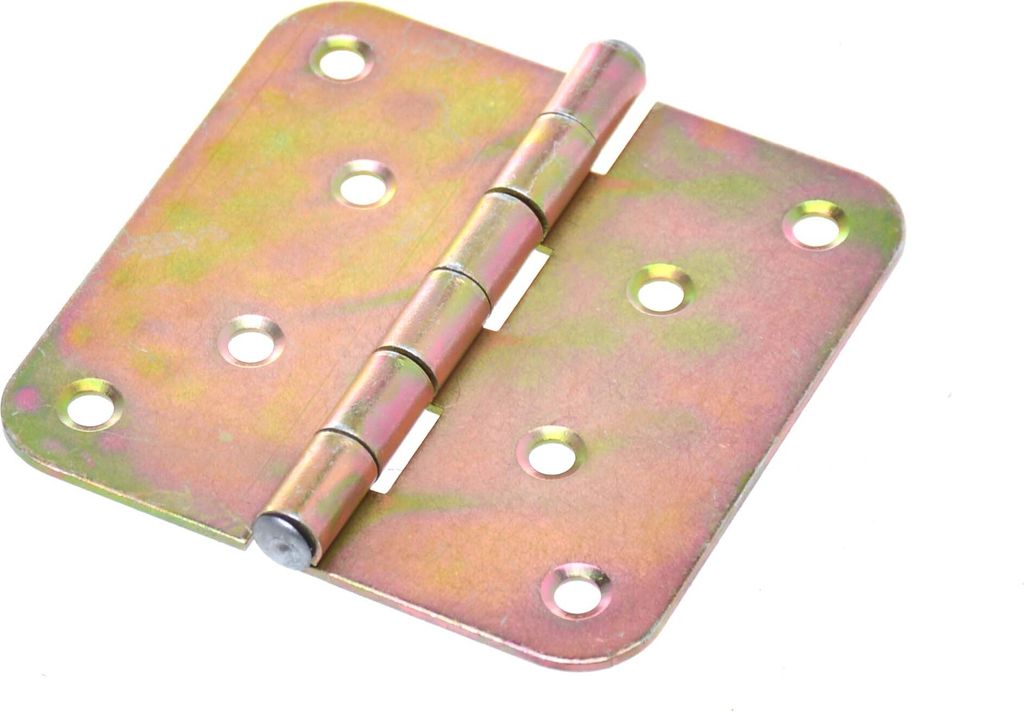 Aqbau Gerollte Scharniere 80 x 80mm Halbbreite Möbelscharniere Kistenband 10 Stück