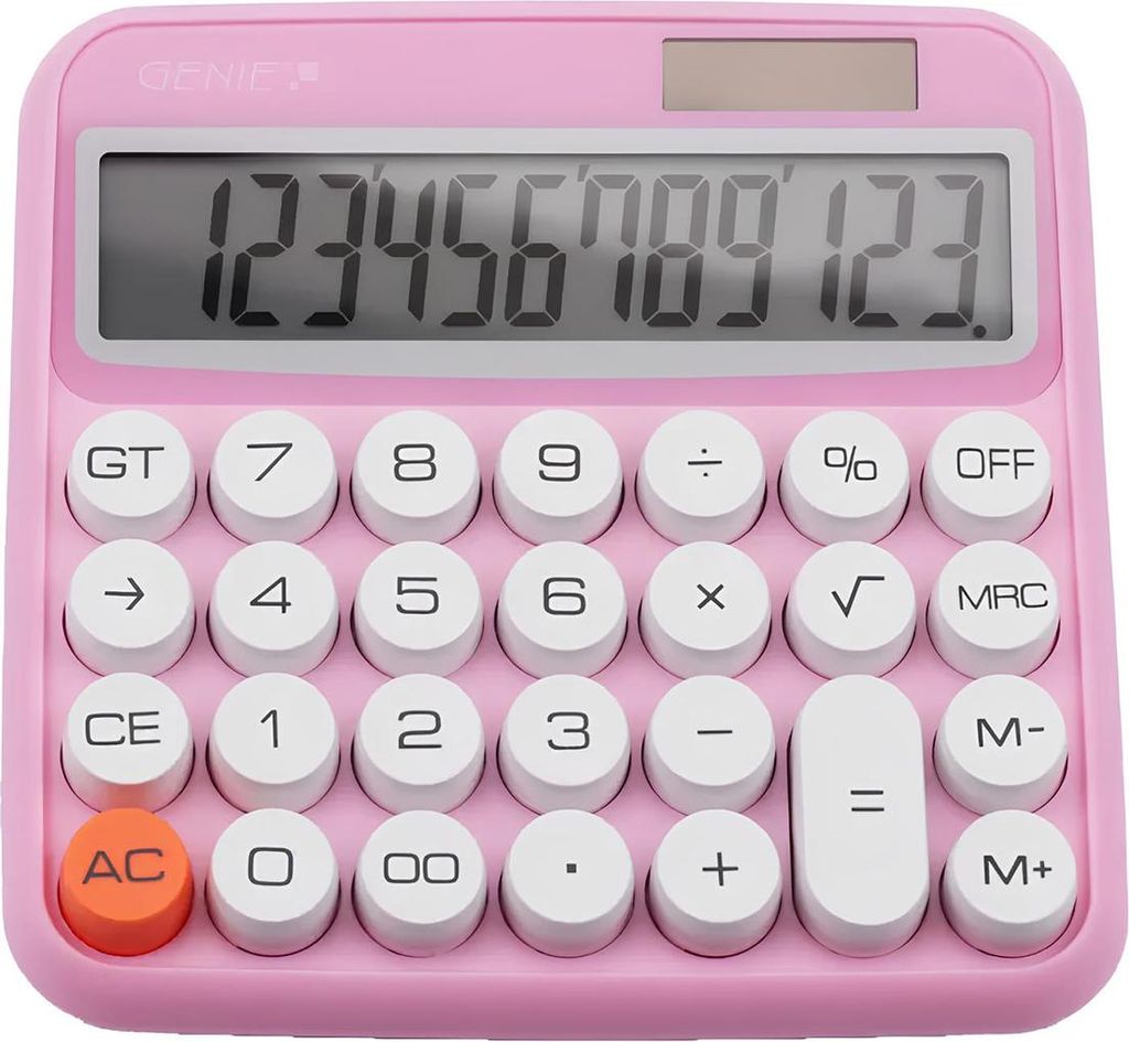 Genie 612 P Taschenrechner Desktop Basic Rosa