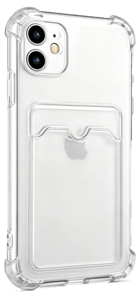 INF iPhone 11 Hülle mit Kartenhalter TPU transparent