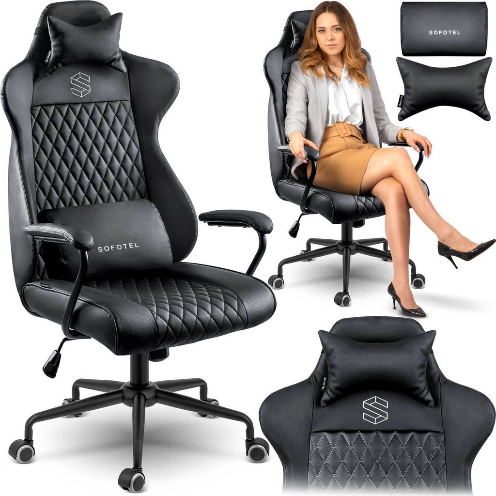Fotel Biurowy Sofotel Werona - Czarny - 2581 Obrázok produktu 