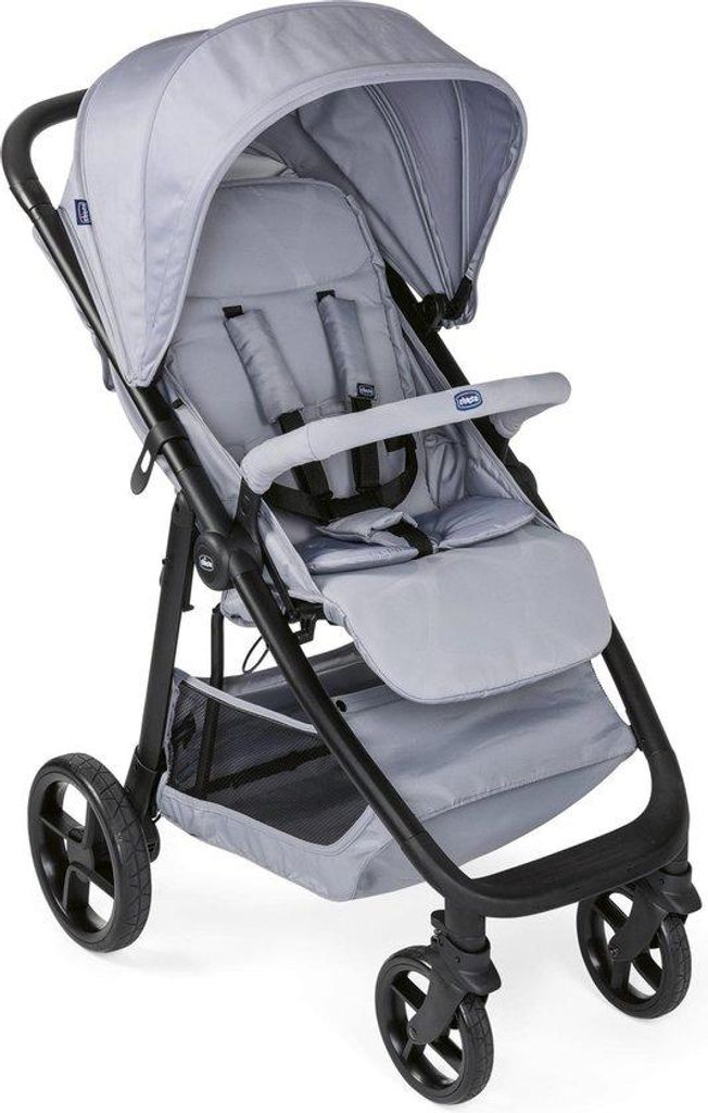 kočárek Multiride polyester 108 cm šedý 3-dílný Obrázek produktu 