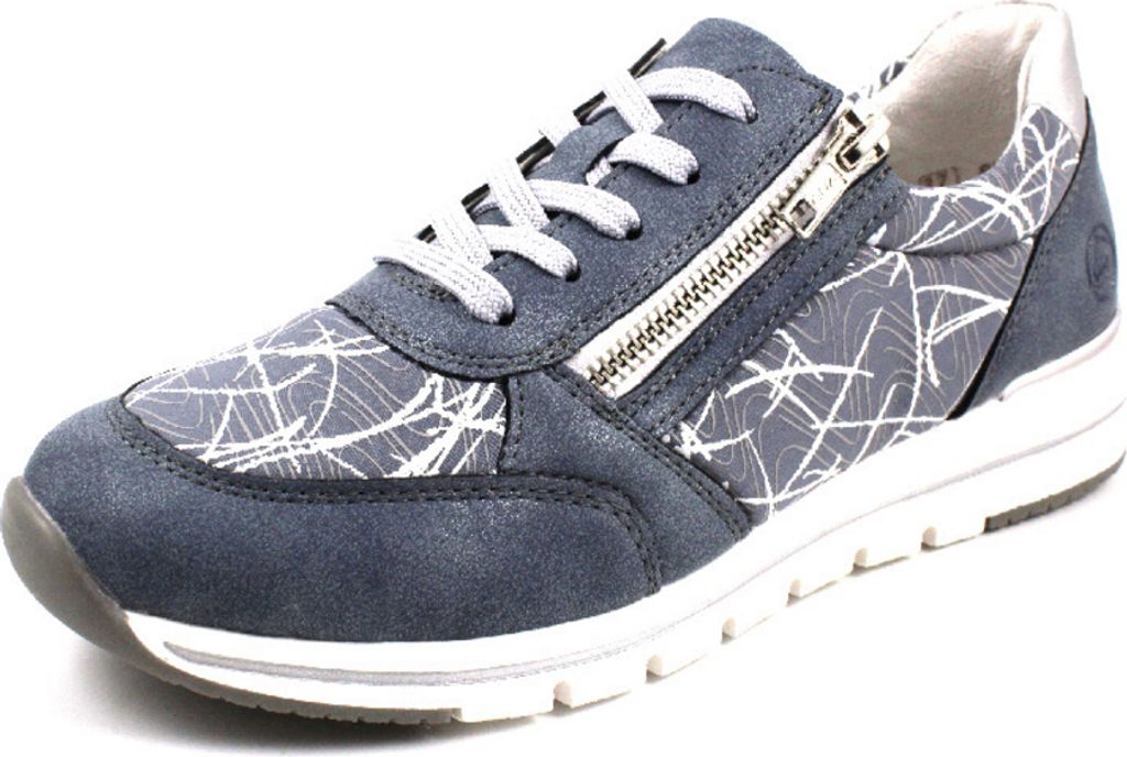 Remonte Sneaker - Blau Synthetik Größe: 44 Normal