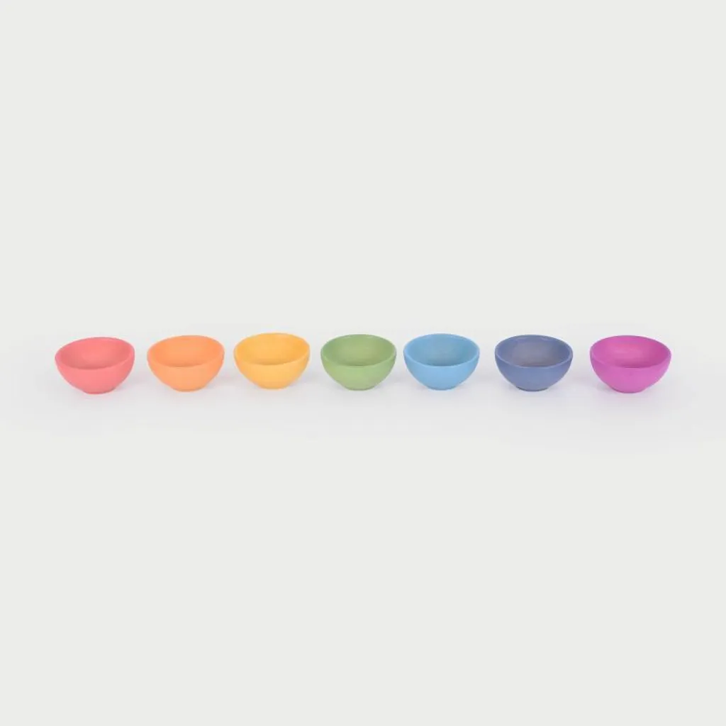Bols de Tri en Bois Colorés - Jeu de Manipulation et Éveil pour Enfant