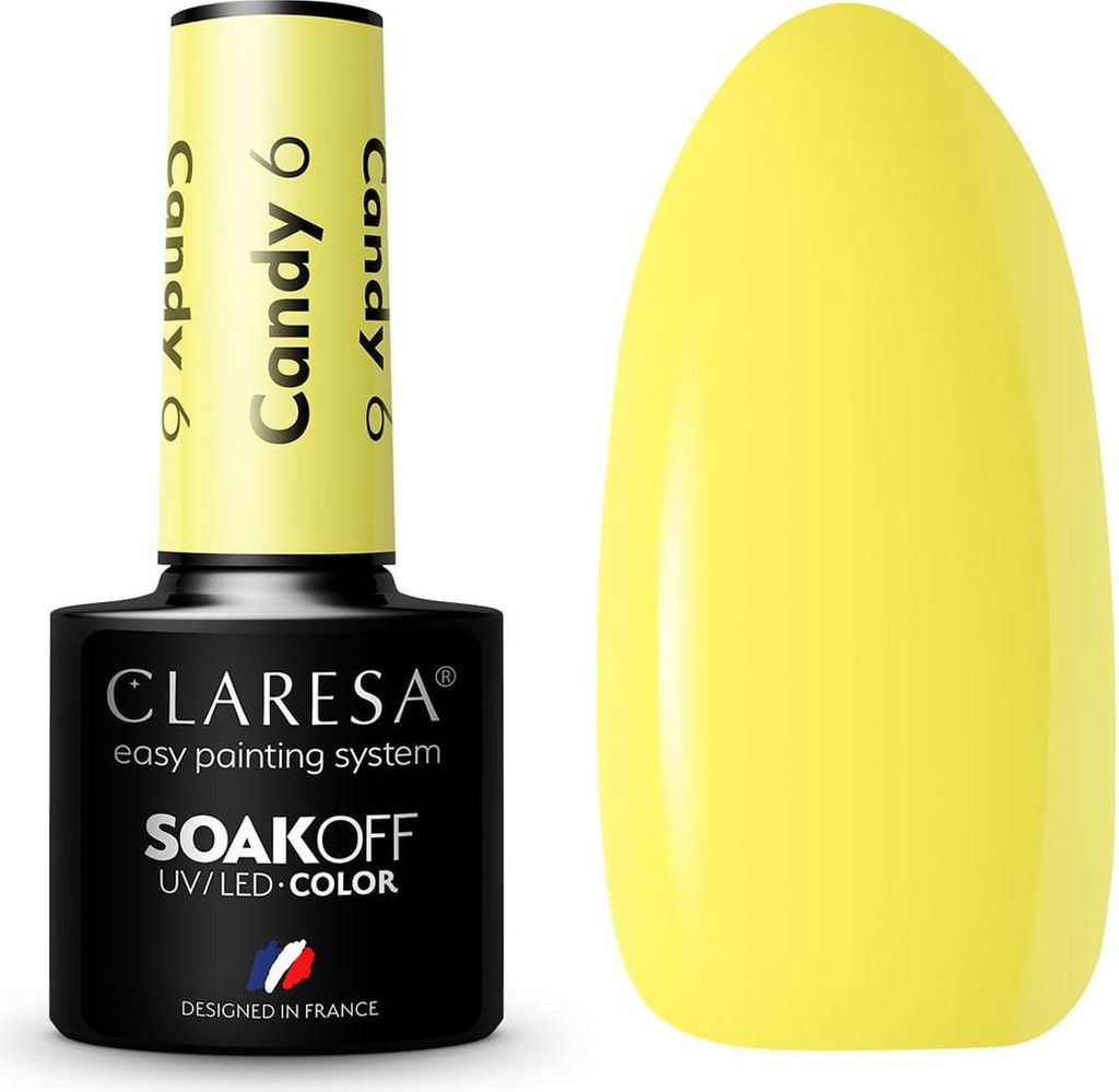 Claresa UV-LED-Gel-Nagellack, 5 ml, Candy 6
