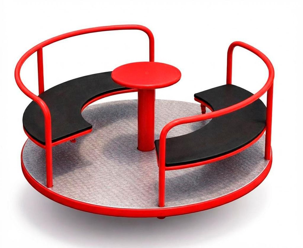 Drehbarer Kinder Karussell Spielplatzgeräte Karusselle Kinderkarussell Rund Neu