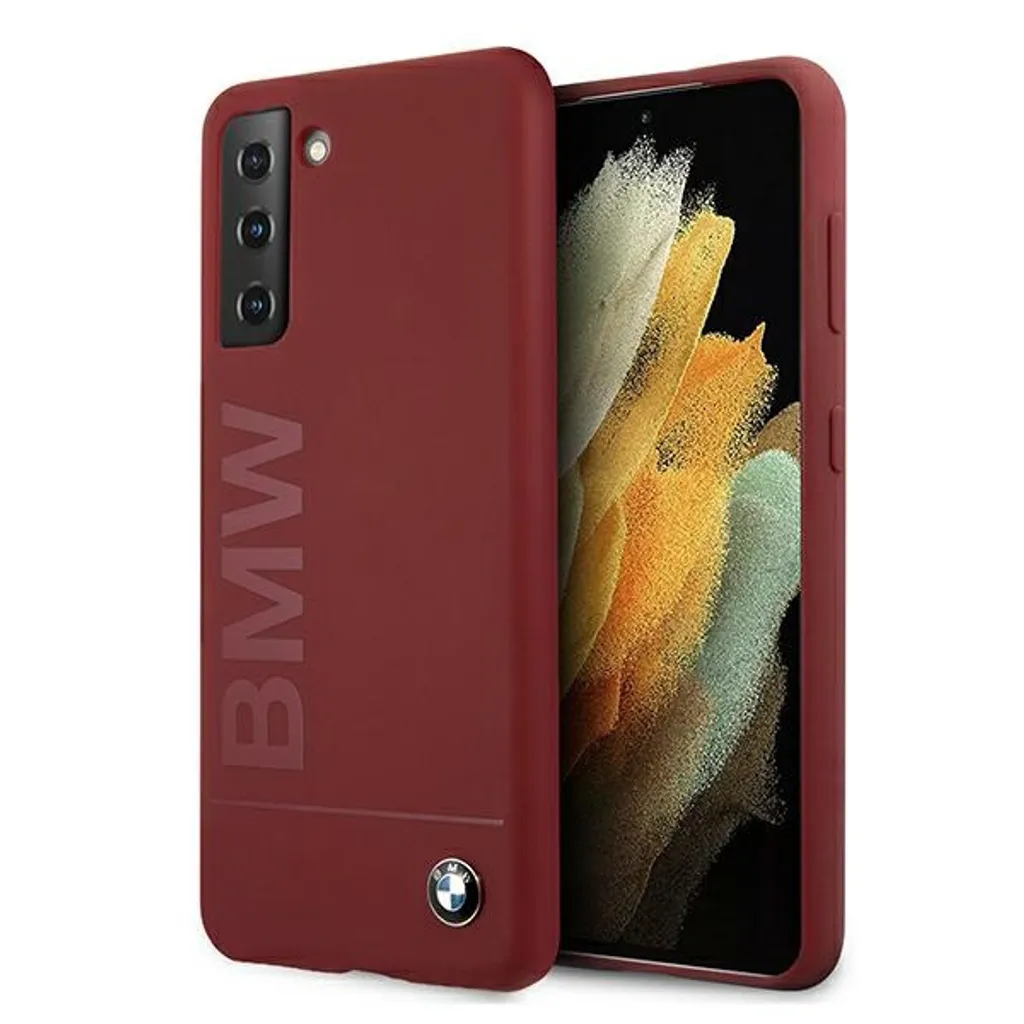 Custodia BMW S21+ G996 Rosso Silicone - Accessori Auto Originali Samsung