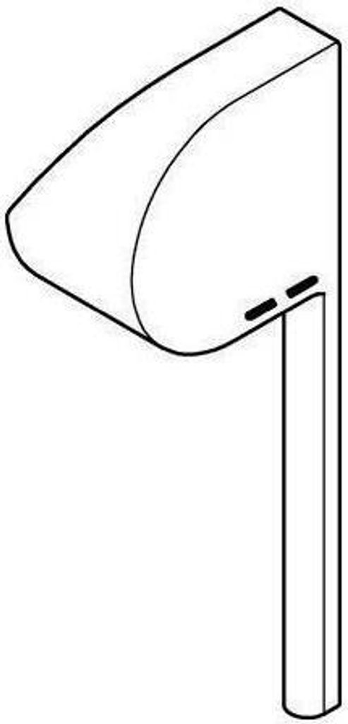 Grohe Hebel 48450 für EHM-Wanne/Brause Wand-/Bodenmontage hard graphite geb.