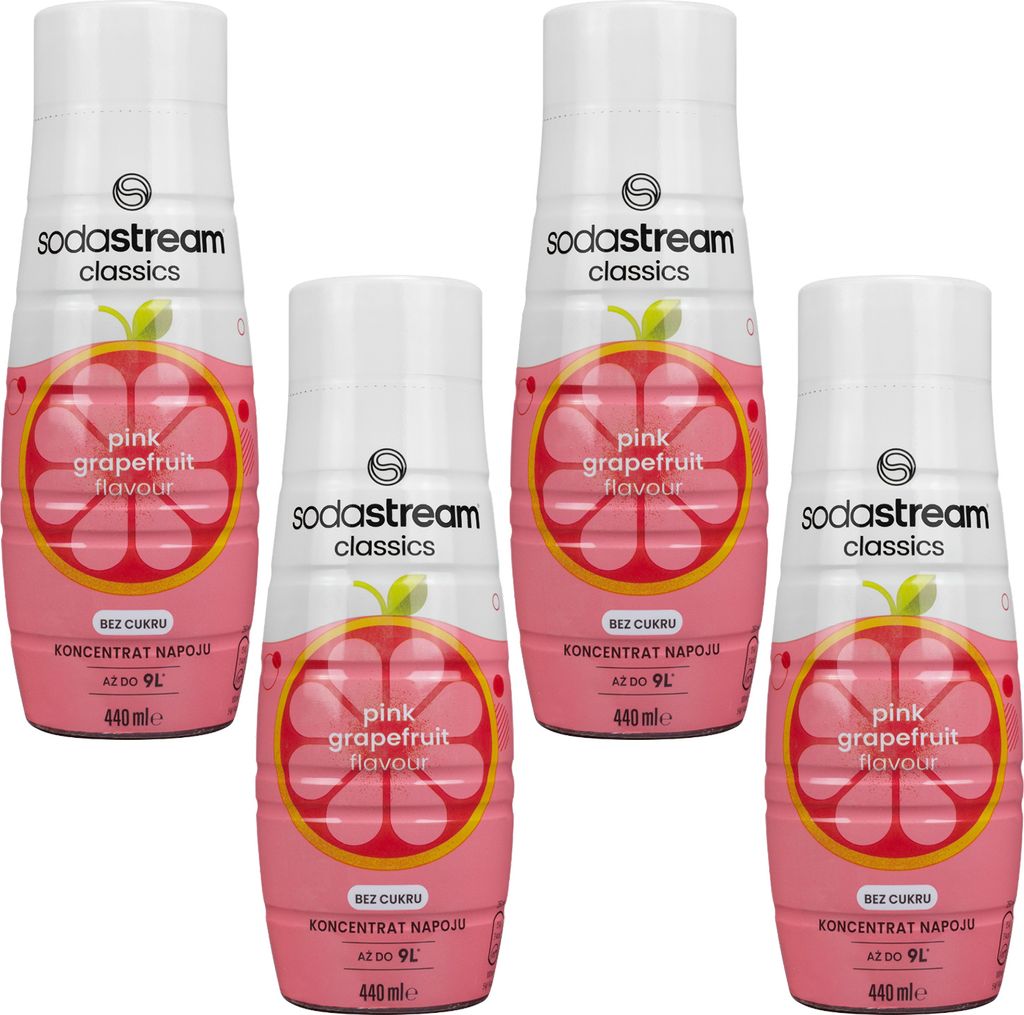 SodaStream nápojový sirup Pink Grejpfruit bez cukru, 440ml, Obrázek produktu 