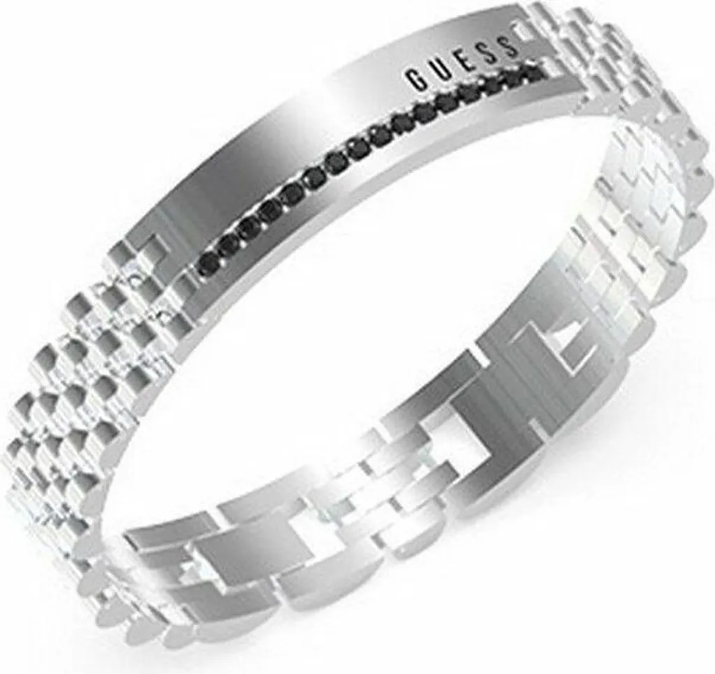 Guess Empire JUMB03203JWSTT-U Bracciale Uomo Acciaio e Cristalli - 2