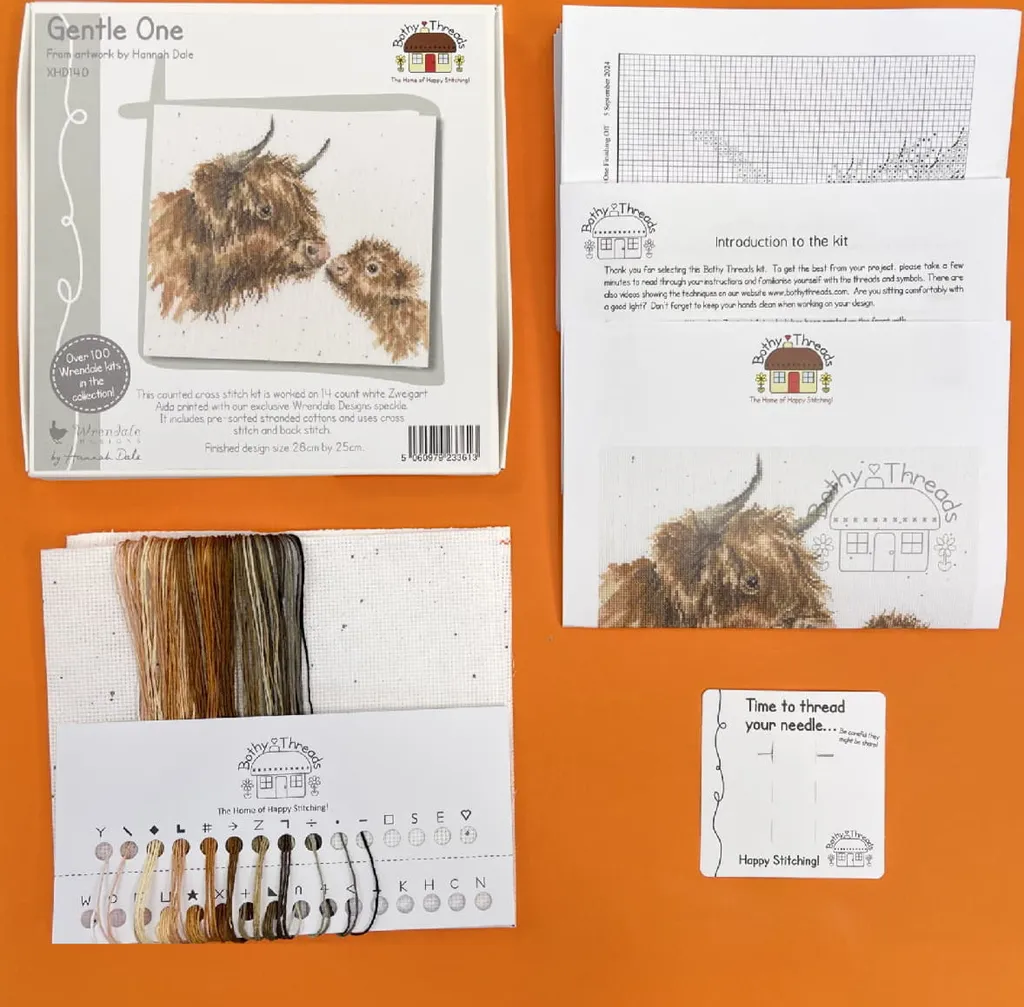 Point de Croix Bothy Threads Doux : Kit de Loisir Créatif Bien-être - 3