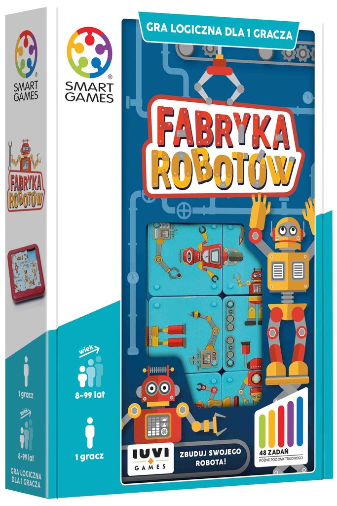 Smart Games Roboterfabrik (EN) IUVI Spiele Produktbild 