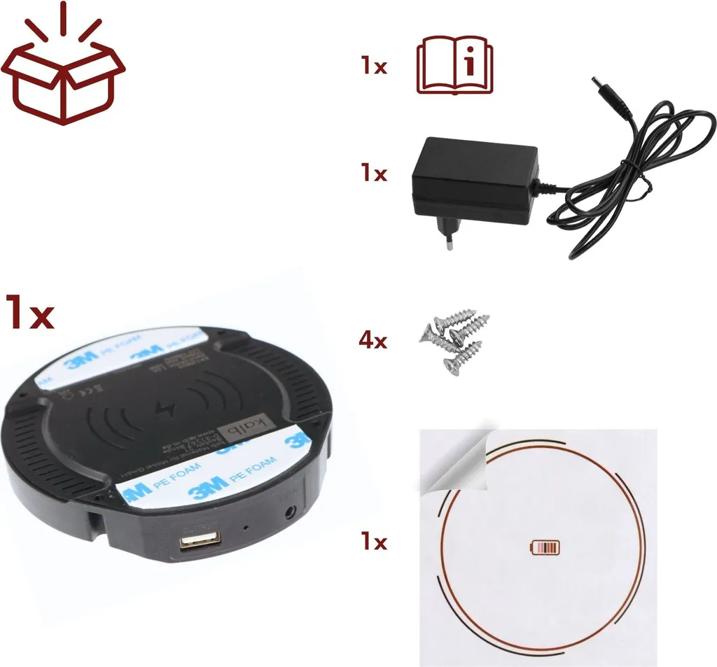 Chargeur à induction 10W avec ventilateur pour éviter la surchauffe Qi - 9