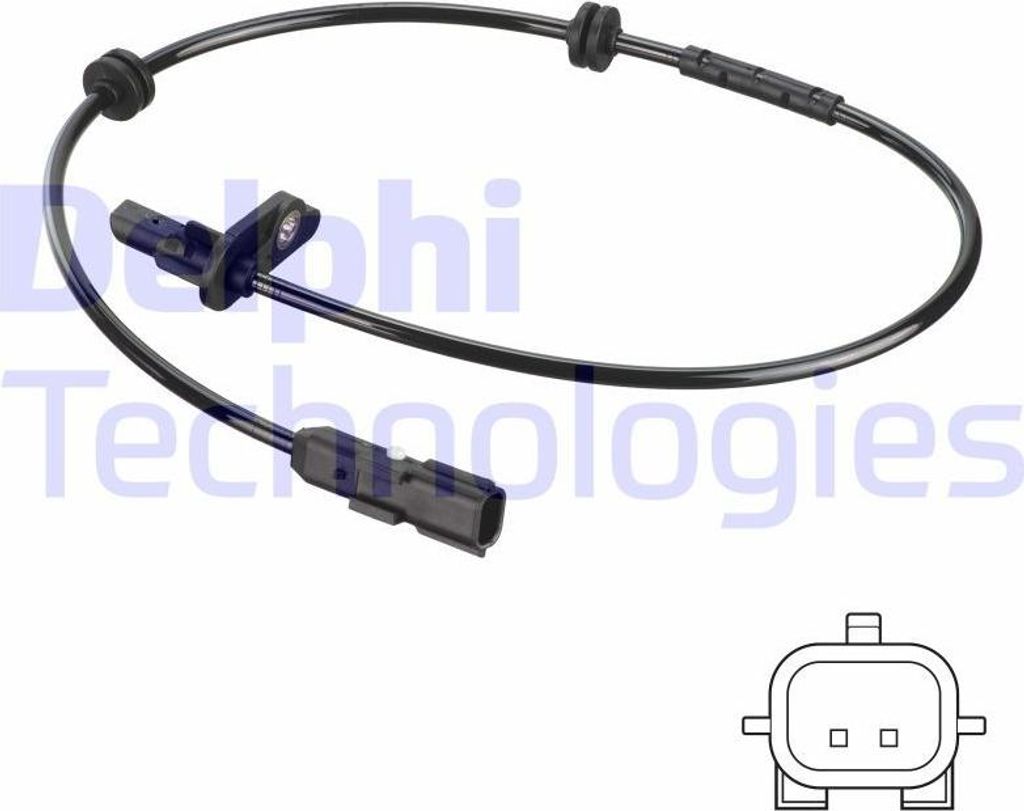 DELPHI SS20747 Raddrehzahlsensor OE 479006210R kompatibel mit Zoe, Clio, Captur