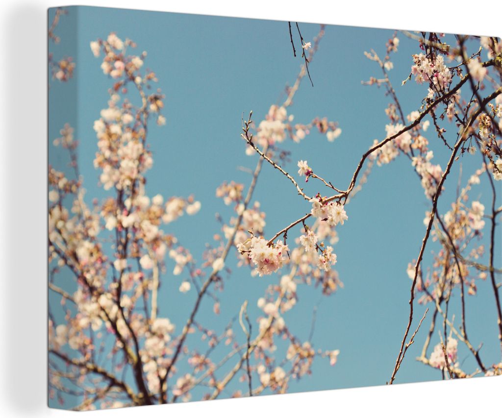 OneMillionCanvasses - Leinwandbilder - 140x90 cm, Blüte, Wandbilder Kunstdruck Wanddekoration - Foto auf Leinwand - Gemälde auf Holzrahmen