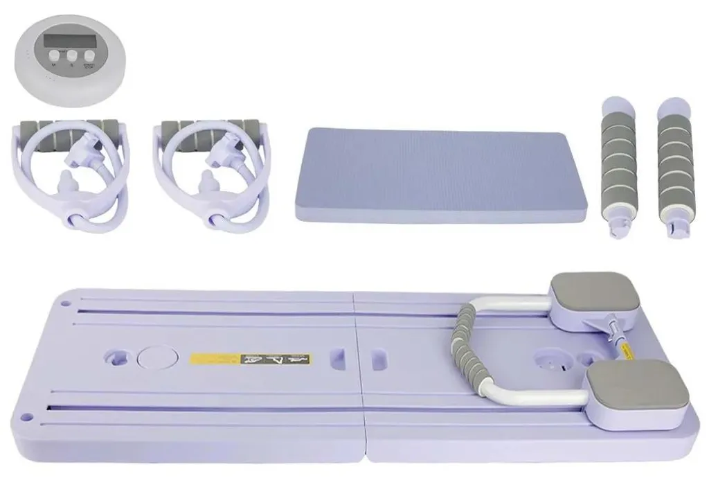 Ab Coaster Violet Pliable - Évitez le Mal de Dos aux Exercices d'Abdos