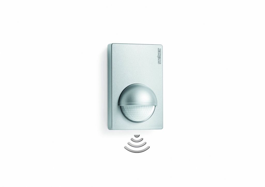 STEINEL IS 180-2, Wand, Silber, IP54, 2000 Lux, 10 - 900 s, Produktbild 