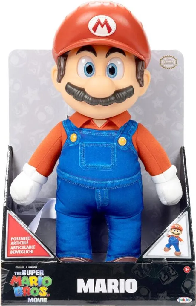 Peluche Super Mario 30cm - Doudou Doux et Figurine de Collection Coton