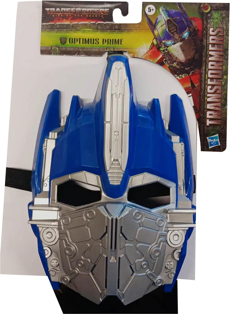 Masque Transformers Optimus Prime 25 cm avec élastique réglable bleu