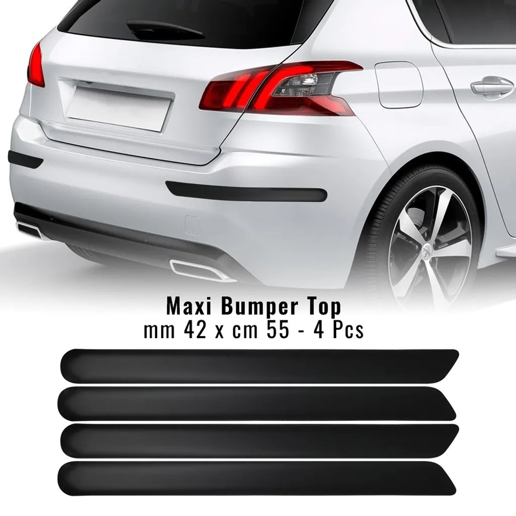 Pare-chocs de voiture 42 mm x 55 cm - Lot de 4 protections universelles