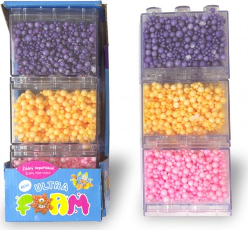 Ultra Foam 3er-Mix (3er-Pack rosa, lila, orange)
