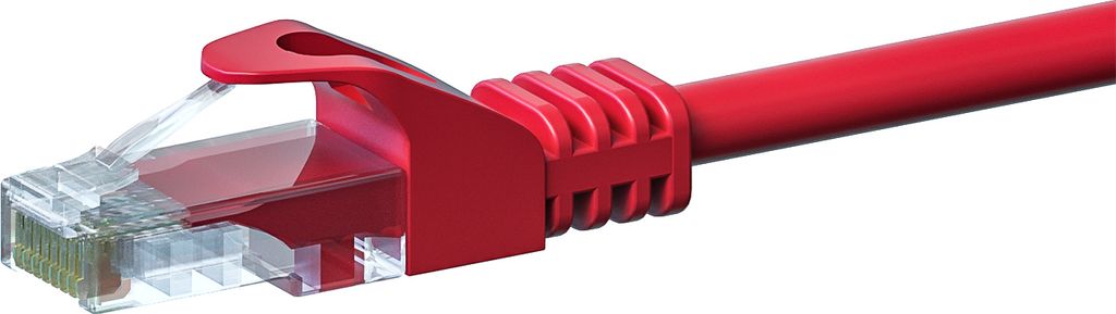 CAT 5e Netzwerkkabel U/UTP – 1,50 Meter - Rot - CCA