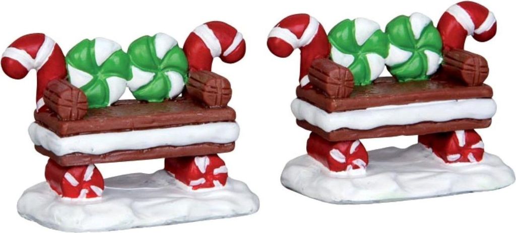 Weihnachtsfigur Peppermint cookie bench LEMAX
